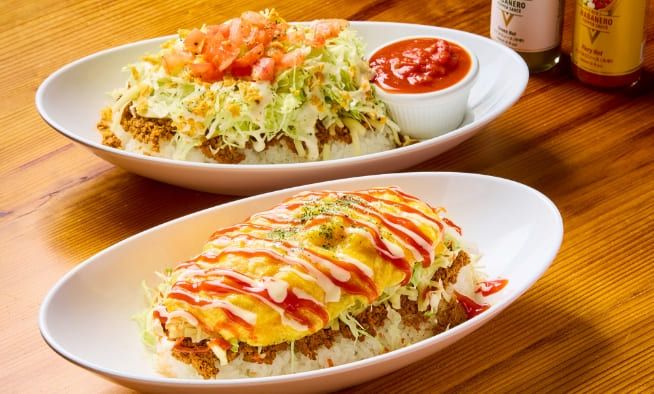 沖縄生まれのタコライス＋ふんわりトロトロ卵