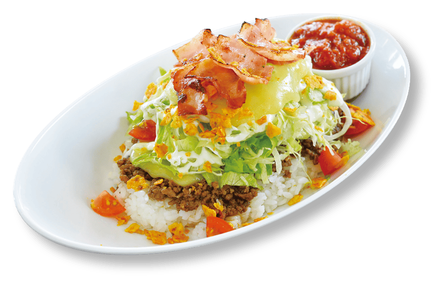 タコライス+ベーコン&モッツァレラチーズ